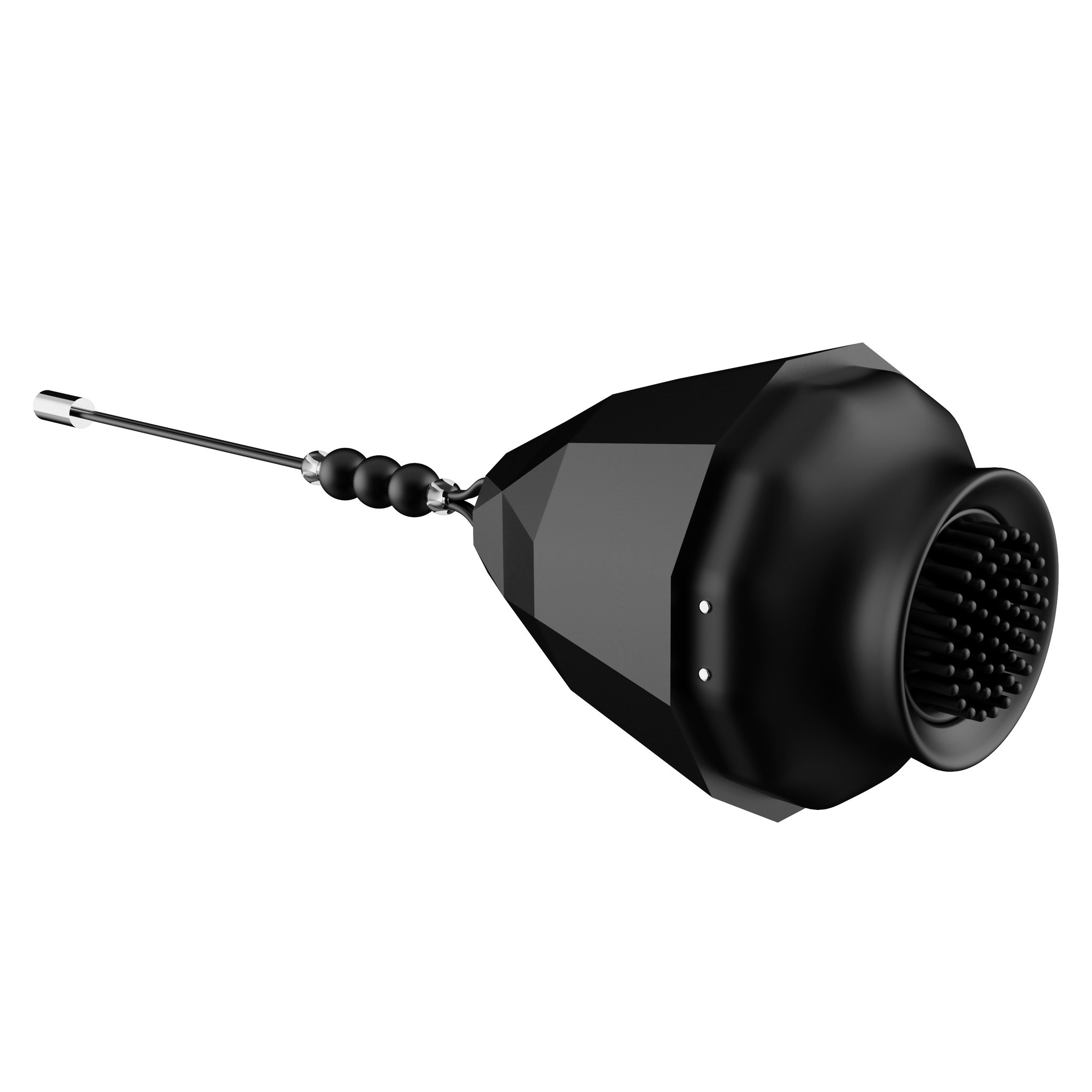 Vibrador Estimulador de Clitóris em Formato de Diamante com Cerdas Rotatórias e 3 Modos de Vibração - Evolved Spinning O | 6,7 x 4,3 cm - 5