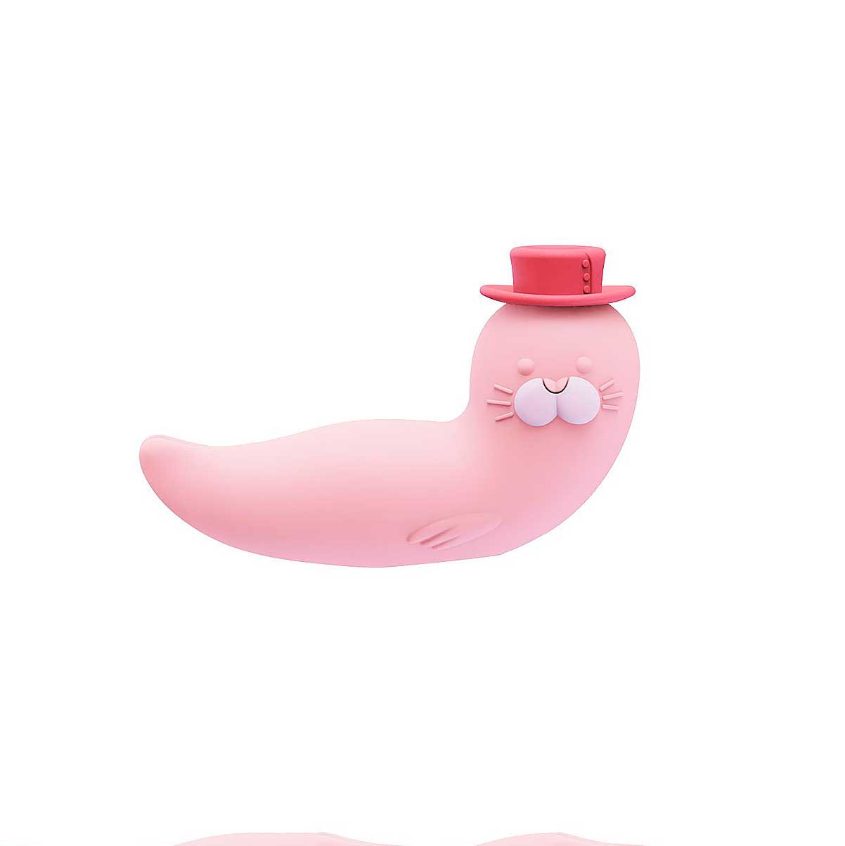 Vibrador Estimulador de Clitóris com Formato de Foca, 10 Modos de Vibração, 5 Níveis de Pulsação e Recarregável - Kistoy Franky Massager | 6,5 x 3 cm | Disponível em 2 Cores - 4