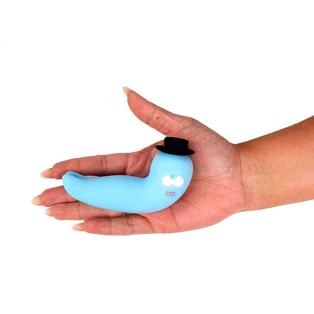 Vibrador Estimulador de Clitóris com Formato de Foca, 10 Modos de Vibração, 5 Níveis de Pulsação e Recarregável - Kistoy Franky Massager | 6,5 x 3 cm | Disponível em 2 Cores - 10