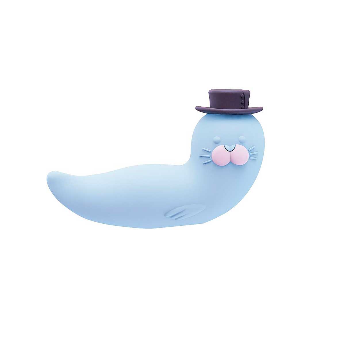 Vibrador Estimulador de Clitóris com Formato de Foca, 10 Modos de Vibração, 5 Níveis de Pulsação e Recarregável - Kistoy Franky Massager | 6,5 x 3 cm | Disponível em 2 Cores - 8