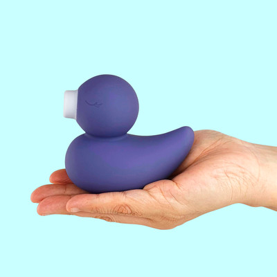 Vibrador Estimulador Clitoriano com Formato de Pato em Silicone, 10 Modos de Vibração, 5 Intensidades de Pulsação e Recarregável - CuteVibe Ducky