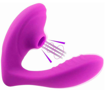 Foto 6 do produto Vibrador Estimulador de Clitóris e Ponto G com 10 Modos de Vibrações,10 Modos de Pulsação e Resistente á Água - Mary Sucking Vibrator | 11,5 x 3,7 cm | Disponível em 2 Cores