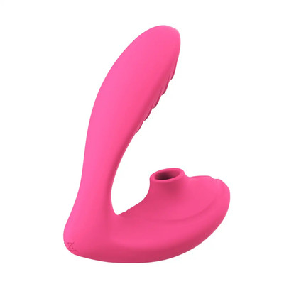 Foto 2 do produto Vibrador Estimulador de Clitóris e Ponto G com 10 Modos de Vibrações,10 Modos de Pulsação e Resistente á Água - Mary Sucking Vibrator | 11,5 x 3,7 cm | Disponível em 2 Cores