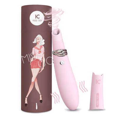 Foto 5 do produto Vibrador Estimulador de Clitóris e Ponto G com 3 Níveis de Sucção e 10 Modos de Vibração, Recarregável via USB - Kistoy Miss CC | Disponível em 2 Cores