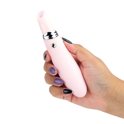 Vibrador Estimulador de Clitóris e Ponto G com 3 Níveis de Sucção e 10 Modos de Vibração, Recarregável via USB - Kistoy Miss CC | Disponível em 2 Cores