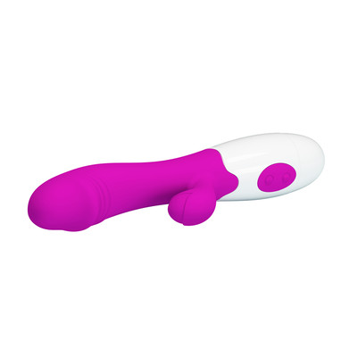 Foto 3 do produto Vibrador Estimulador de Clitóris e Ponto G com 30 Níveis de Vibração - Pretty Love Snappy | 9,5 x 3 cm | Cor: Roxo
