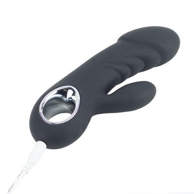 Foto 12 do produto Vibrador de Clitóris e Ponto G com 7 Modos de Vibração, 5 Níveis de Intensidade, Texturas Anelares e Recarregável - Pretty Love Ansel | 9 x 3,6 cm | Disponível em 3 Cores