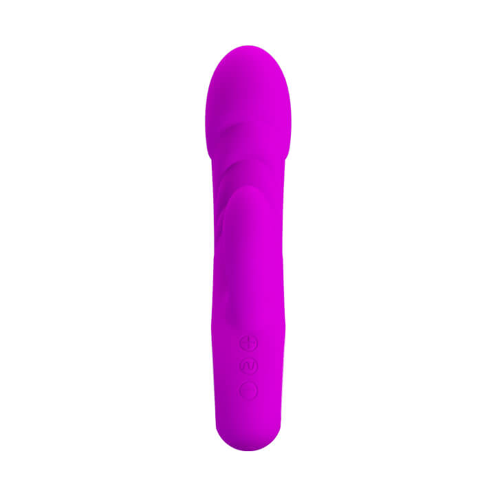 Vibrador de Clitóris e Ponto G com 7 Modos de Vibração, 5 Níveis de Intensidade, Texturas Anelares e Recarregável - Pretty Love Ansel | 9 x 3,6 cm | Disponível em 3 Cores - 6