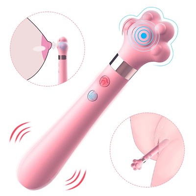 Foto 6 do produto Vibrador Estimulador de Clitóris e Ponto G em Silicone com 9 Modos de Vibração, Recarregável - S-Hande Meow | 21 x 4,9 cm | Disponível em 2 Cores