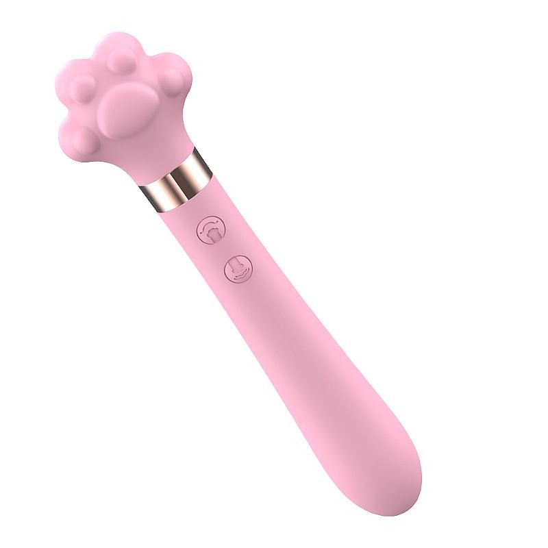 Vibrador Estimulador de Clitóris e Ponto G em Silicone com 9 Modos de Vibração, Recarregável - S-Hande Meow | 21 x 4,9 cm | Disponível em 2 Cores - 9