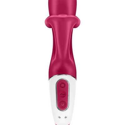 Foto 4 do produto Vibrador Estimulador de Clitóris e Ponto G com Motor Duplo, 12 Modos de Vibrações Potentes e Á Prova D'água - Satisfyer Embrace Me | Disponível em 2 Cores