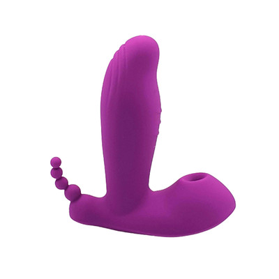 Foto 2 do produto Vibrador Estimulador de Clítoris, Ponto G, Períneo com 7 Modos de Vibração e Pulsação e Controle Remoto - Pleasure Dreams| 10,2 x 3,6 cm