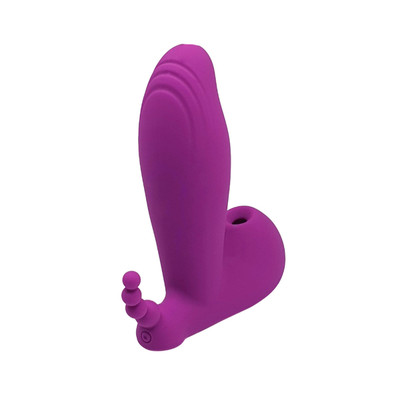 Foto 5 do produto Vibrador Estimulador de Clítoris, Ponto G, Períneo com 7 Modos de Vibração e Pulsação e Controle Remoto - Pleasure Dreams| 10,2 x 3,6 cm