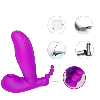 Foto 6 do produto Vibrador Estimulador de Clítoris, Ponto G, Períneo com 7 Modos de Vibração e Pulsação e Controle Remoto - Pleasure Dreams| 10,2 x 3,6 cm