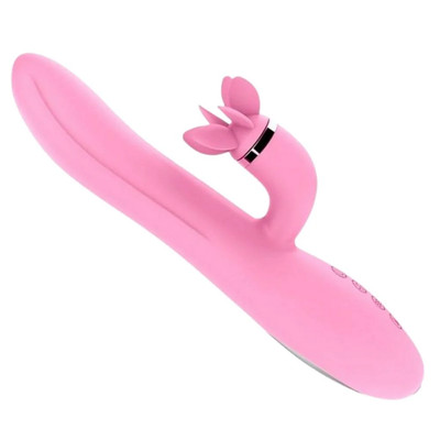 Foto 5 do produto Vibrador Estimulador de Clitóris e Ponto G Recarregável com 12 Modos de Vibrações, Língua Giratória e Aquecimento - Intt Fogo no Parquinho | Disponivel em 3 Cores