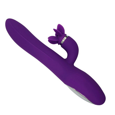Foto 3 do produto Vibrador Estimulador de Clitóris e Ponto G Recarregável com 12 Modos de Vibrações, Língua Giratória e Aquecimento - Intt Fogo no Parquinho | Disponivel em 3 Cores