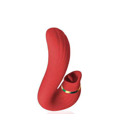 Foto 6 do produto Vibrador Estimulador de Clitóris e Ponto G Recarregável com 4 Modos de Pulsação e 10 Modos de Linguinha | Perfect Lover | Disponível em 2 Cores