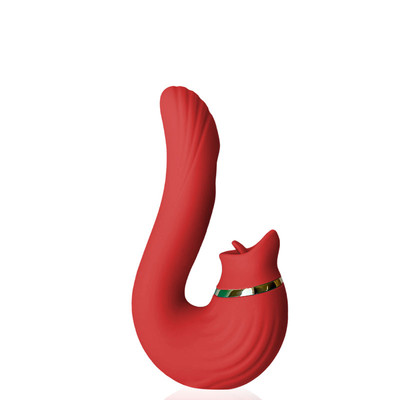 Foto 7 do produto Vibrador Estimulador de Clitóris e Ponto G Recarregável com 4 Modos de Pulsação e 10 Modos de Linguinha | Perfect Lover | Disponível em 2 Cores
