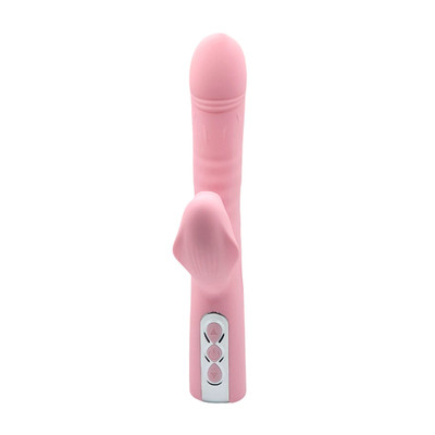 Foto 2 do produto Vibrador Estimulador de Clitóris e Ponto G Recarregável com 5 Modos de Pulsação e 8 Movimentos Vai e Vem - Pleasure Dreams | 14,8 x 3,6 cm