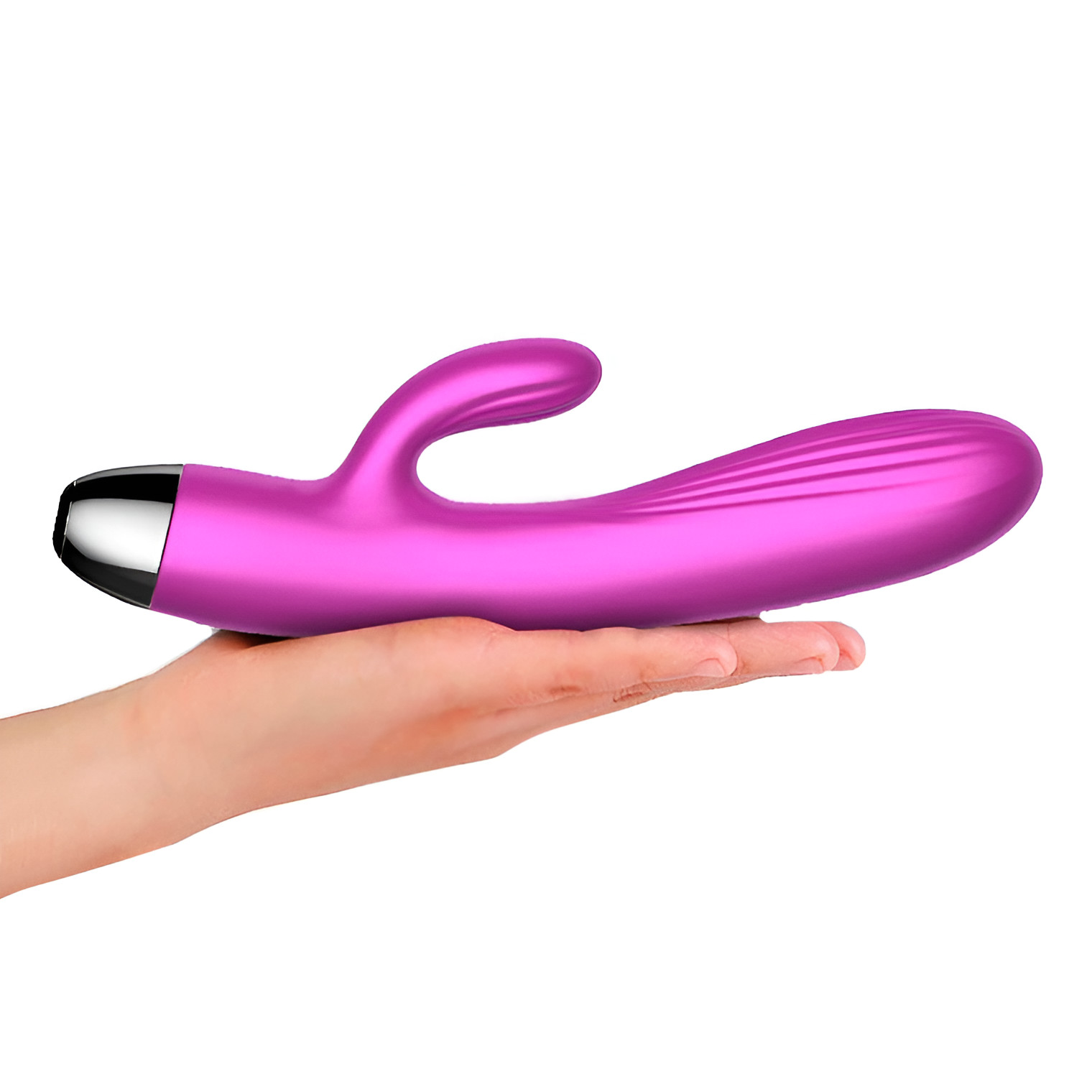 Vibrador Estimulador de Clitóris e Ponto G com 7 Modos de Vibrações, Pulsações, Função e Aquecimento e Recarregável - Foxshow Brilliant x7 - 4