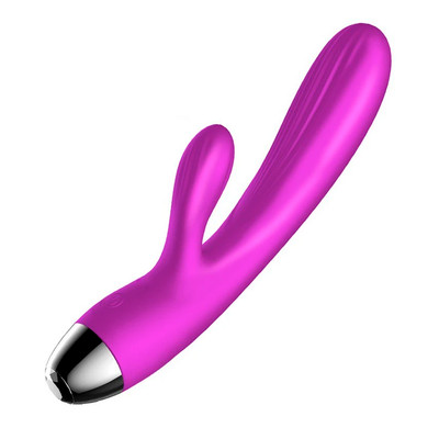 Foto 2 do produto Vibrador Estimulador de Clitóris e Ponto G com 7 Modos de Vibrações, Pulsações, Função e Aquecimento e Recarregável - Foxshow Brilliant x7