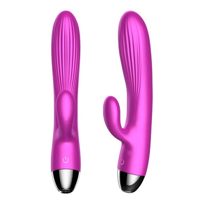 Vibrador Estimulador de Clitóris e Ponto G com 7 Modos de Vibrações, Pulsações, Função e Aquecimento e Recarregável - Foxshow Brilliant x7