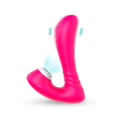 Foto 1 do produto Vibrador Estimulador de Clítoris e Ponto G Recarregável com 9 Modos de Vibração e 9 Intensidades de Pulsação - S-Hande Grey | Disponível em 2 Cores