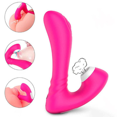 Foto 5 do produto Vibrador Estimulador de Clítoris e Ponto G Recarregável com 9 Modos de Vibração e 9 Intensidades de Pulsação - S-Hande Grey | Disponível em 2 Cores