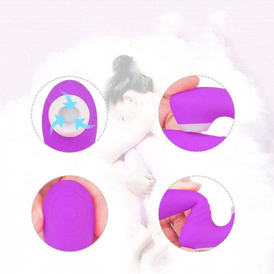 Foto 9 do produto Vibrador Estimulador de Clítoris e Ponto G Recarregável com 9 Modos de Vibração e 9 Intensidades de Pulsação - S-Hande Grey | Disponível em 2 Cores