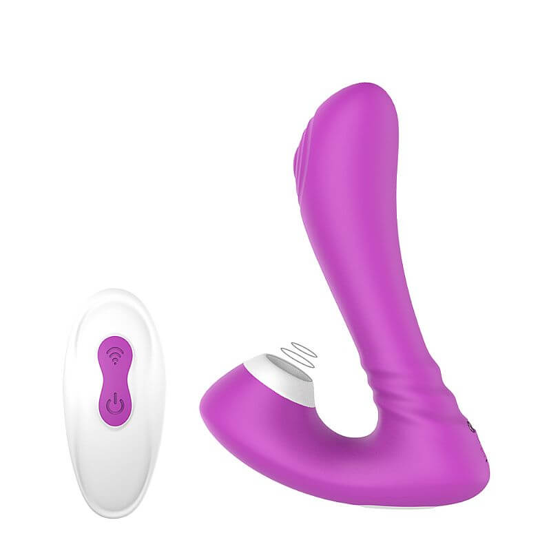 Vibrador Estimulador de Clítoris e Ponto G, Recarregável com 9 Modos de Vibração e Sucção - S-Hande Grey-RCT | 13,5 x 3 cm | Disponível em 2 Cores - 5