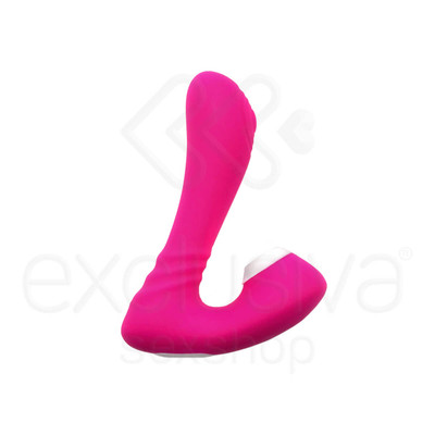 Foto 3 do produto Vibrador Estimulador de Clítoris e Ponto G, Recarregável com 9 Modos de Vibração e Sucção - S-Hande Grey-RCT | 13,5 x 3 cm | Disponível em 2 Cores