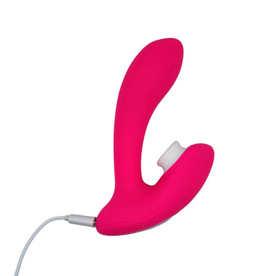 Foto 8 do produto Vibrador Estimulador de Clitóris e Ponto G com 9 Modos de Vibrações, 9 Intensidades de Pulsação e Recarregável - S-Hande Tricker | 11 x 3,3 cm | Disponível em 2 Cores