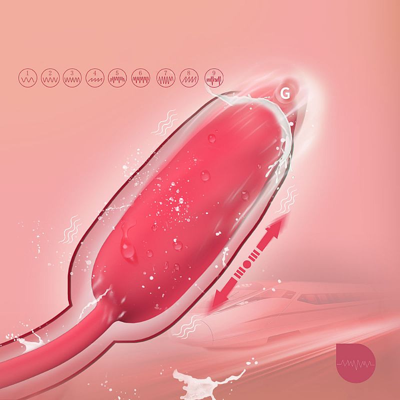 Vibrador Estimulador de Clitóris e Ponto G Recarregável com 9 Pulsação - S-hande Immortal Flower 9 | 8,4 x 2,7 cm - 5