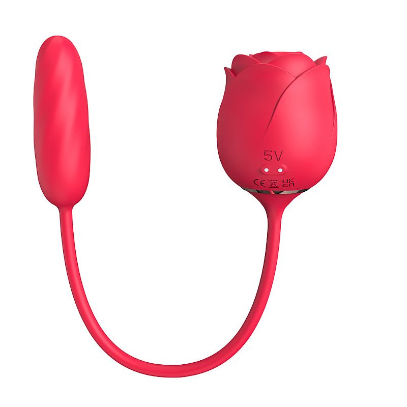 Vibrador Estimulador de Clitóris e Ponto G Recarregável com 9 Pulsação - S-hande Immortal Flower 9 | 8,4 x 2,7 cm - 2