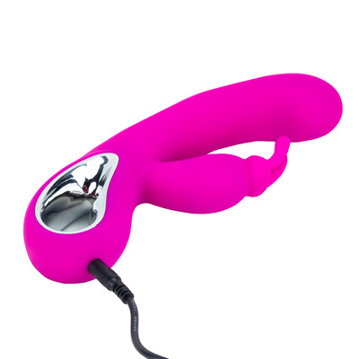 Foto 6 do produto Vibrador Estimulador de Clitóris e Ponto G Recarregável em Formato de Coelho com 12 Modos de Vibrações - Pretty Love Webb | Disponível em 2 Cores