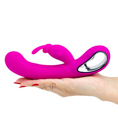 Vibrador Estimulador de Clitóris e Ponto G Recarregável em Formato de Coelho com 12 Modos de Vibrações - Pretty Love Webb | Disponível em 2 Cores