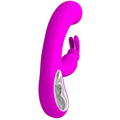 Foto 5 do produto Vibrador Estimulador de Clitóris e Ponto G Recarregável em Formato de Coelho com 12 Modos de Vibrações - Pretty Love Webb | Disponível em 2 Cores
