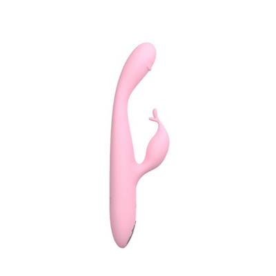 Foto 2 do produto Vibrador Estimulador de Clitóris e Ponto G Recarregável em Silicone com 10 Modos de Vibração - Sherry Vibrator | 12,5 x 2,4 cm