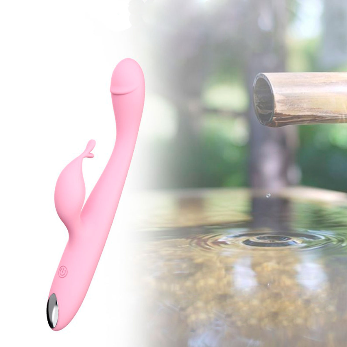 Vibrador Estimulador de Clitóris e Ponto G Recarregável em Silicone com 10 Modos de Vibração - Sherry Vibrator | 12,5 x 2,4 cm - 3
