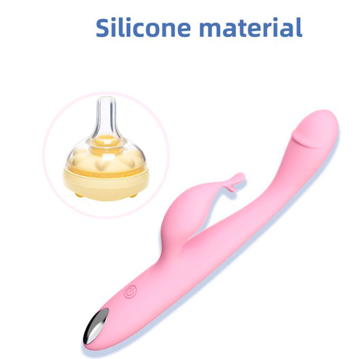 Vibrador Estimulador de Clitóris e Ponto G Recarregável em Silicone com 10 Modos de Vibração - Sherry Vibrator | 12,5 x 2,4 cm - 4