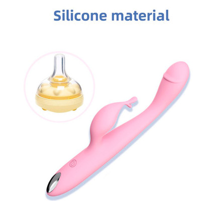 Foto 4 do produto Vibrador Estimulador de Clitóris e Ponto G Recarregável em Silicone com 10 Modos de Vibração - Sherry Vibrator | 12,5 x 2,4 cm