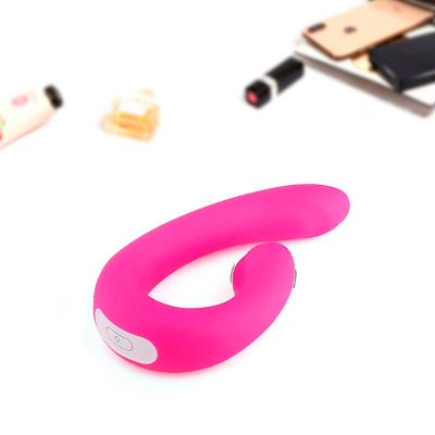 Foto 2 do produto Vibrador Estimulador de Clitóris e Ponto G Recarregável em Silicone com 9 Modos de Vibração - S Hande Pheobe| Disponível em 2 Cores