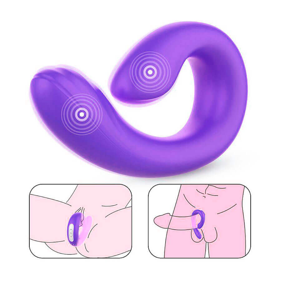 Vibrador Estimulador de Clitóris e Ponto G Recarregável em Silicone com 9 Modos de Vibração - S Hande Pheobe| Disponível em 2 Cores - 7