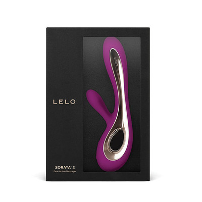 Foto 3 do produto Vibrador Estimulador de Clítoris e Ponto G em Silicone com 8 Modos de Vibrações e Controle da Intensidade da Vibração - LELO Soraya | Cor: Rosa