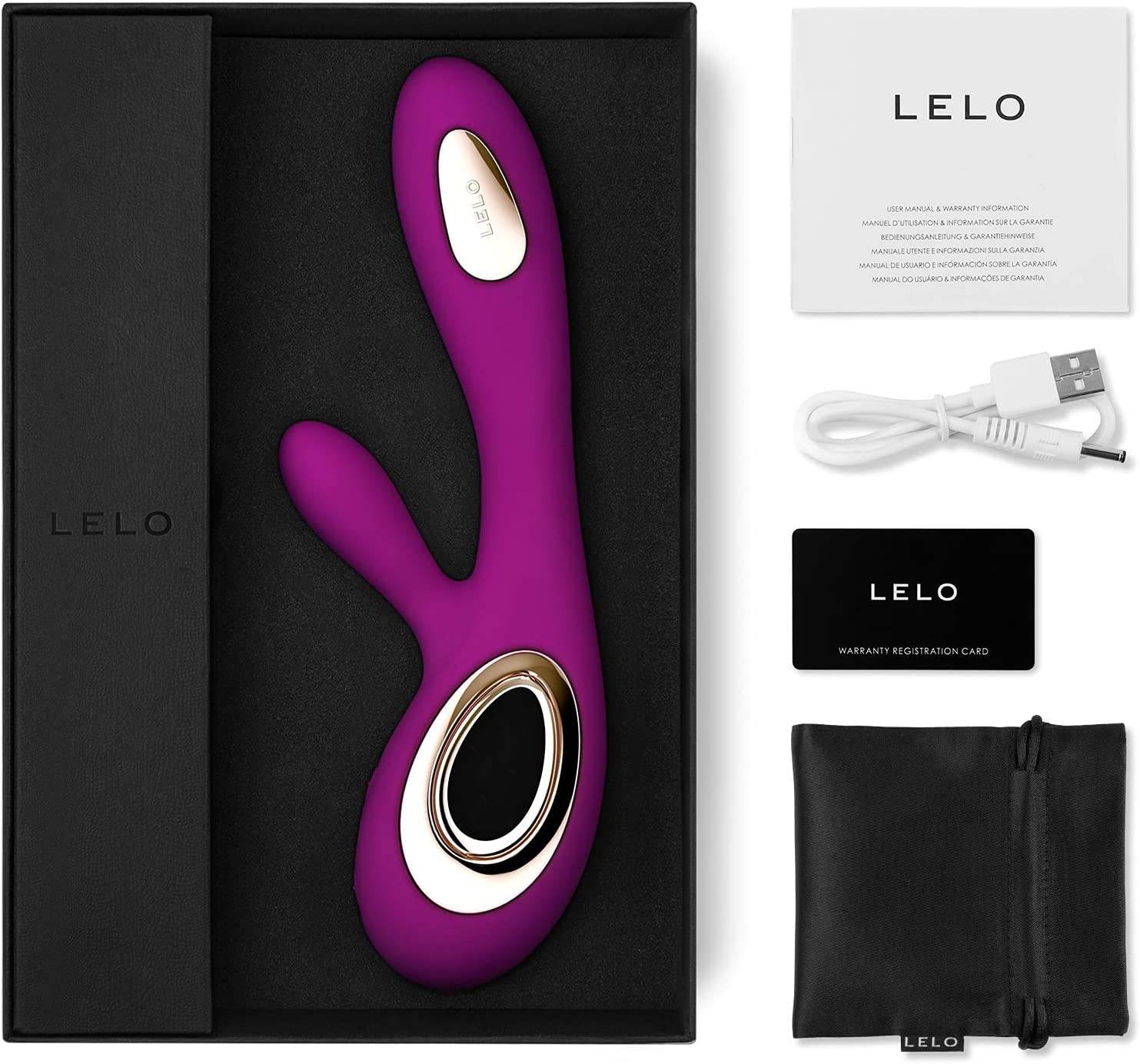 Vibrador Estimulador de Clítoris e Ponto G em Silicone Cirúrgico, 8 Modos de Vibração e Tecnologia WaveMotion - LELO Soraya Wave | Disponível em 3 Cores - 11