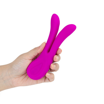 Vibrador Estimulador de Clitóris e Ponto G em Silicone com 12 Modos de Vibrações, Recarregável e Função Memória - Pretty Love Ulysses | Disponível em 2 Cores