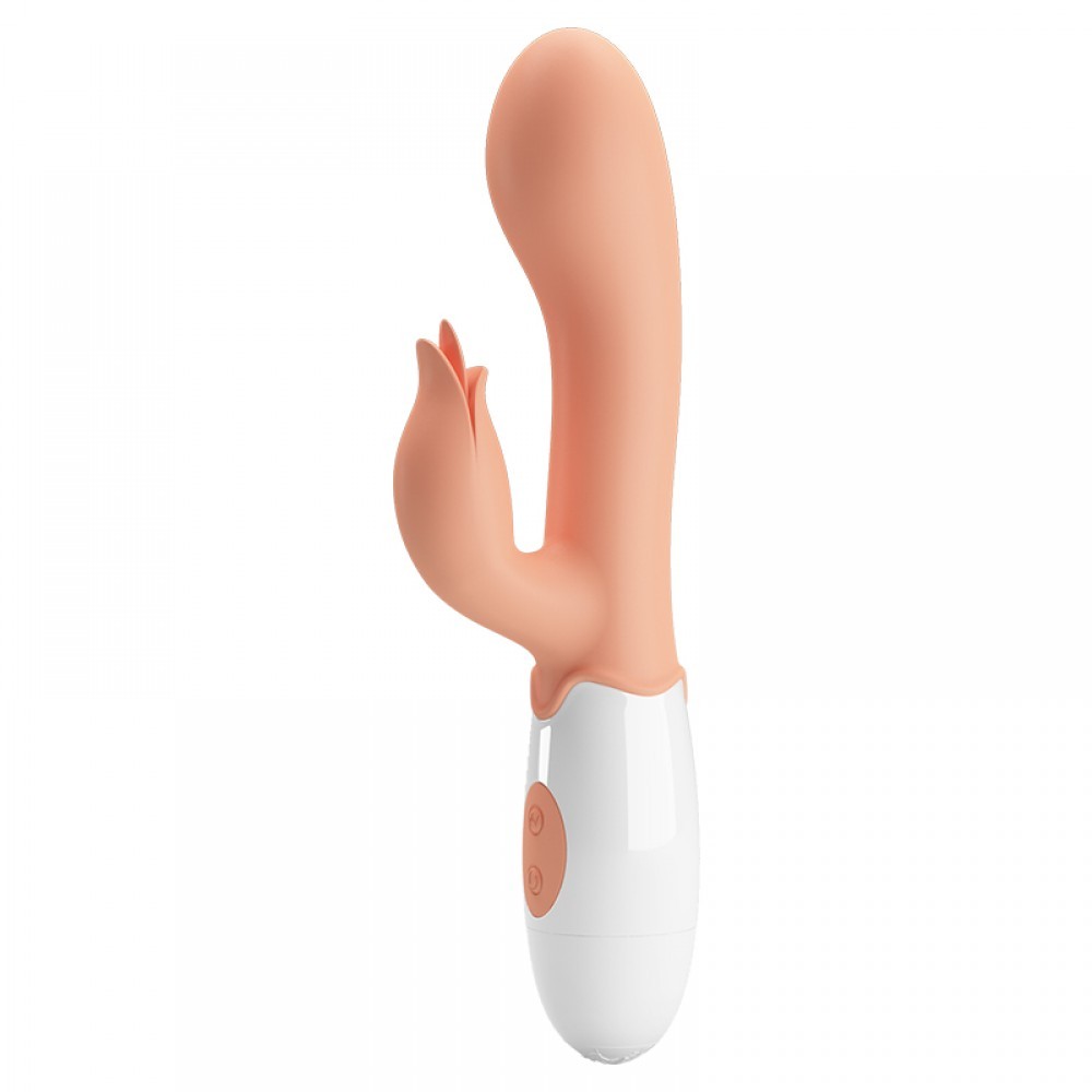 Vibrador Rabbit em TPR com Língua Estimuladora e 30 Modos de Vibrações - Pretty Love Bloody Mary | 10 x 3,2 cm - 2