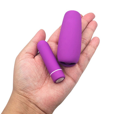 Vibrador Estimulador de Clítoris com 9 Modos de Vibração e Recarregável - S-Hande Mua | 8,2 x 3,3 cm | Disponível em 2 Cores