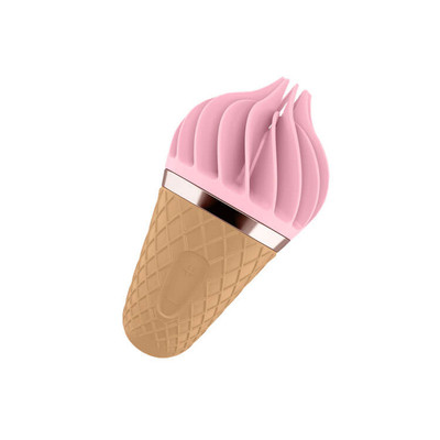 Foto 3 do produto Vibrador Estimulador de Clítoris Recarregável com Textura Giratória e à Prova D'Água - Satisfyer Layons Sweet Treat