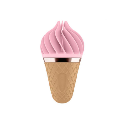 Foto 2 do produto Vibrador Estimulador de Clítoris Recarregável com Textura Giratória e à Prova D'Água - Satisfyer Layons Sweet Treat